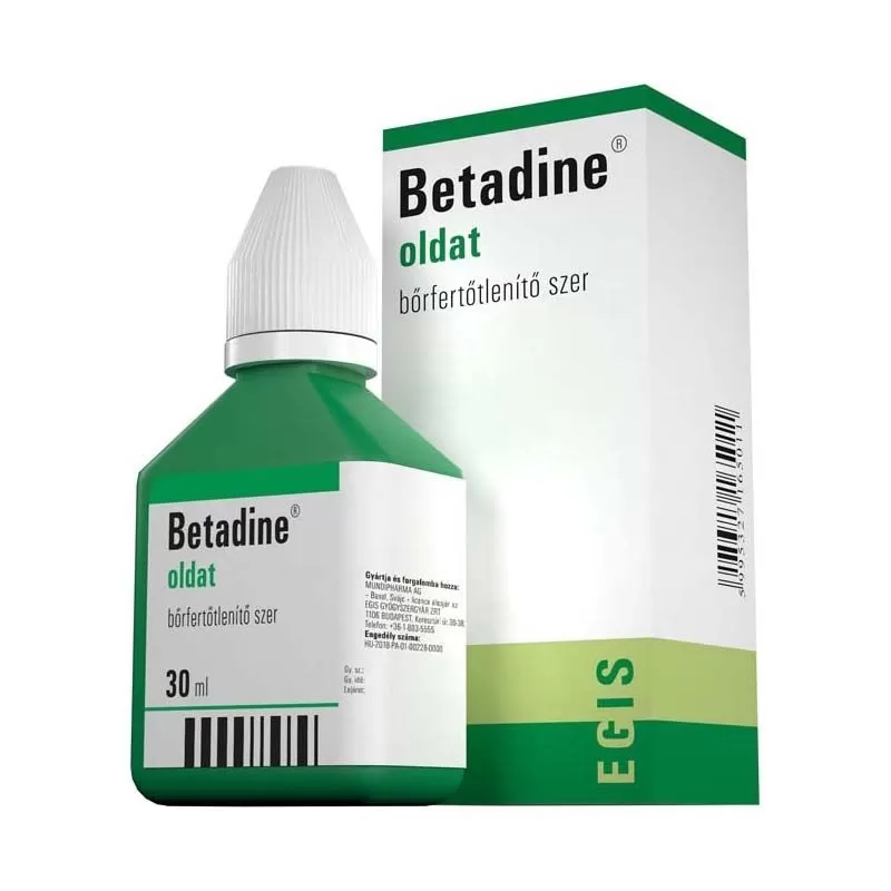 Mikszáth Gyógyszertár - Betadine fertőtlenítő oldat       30ml