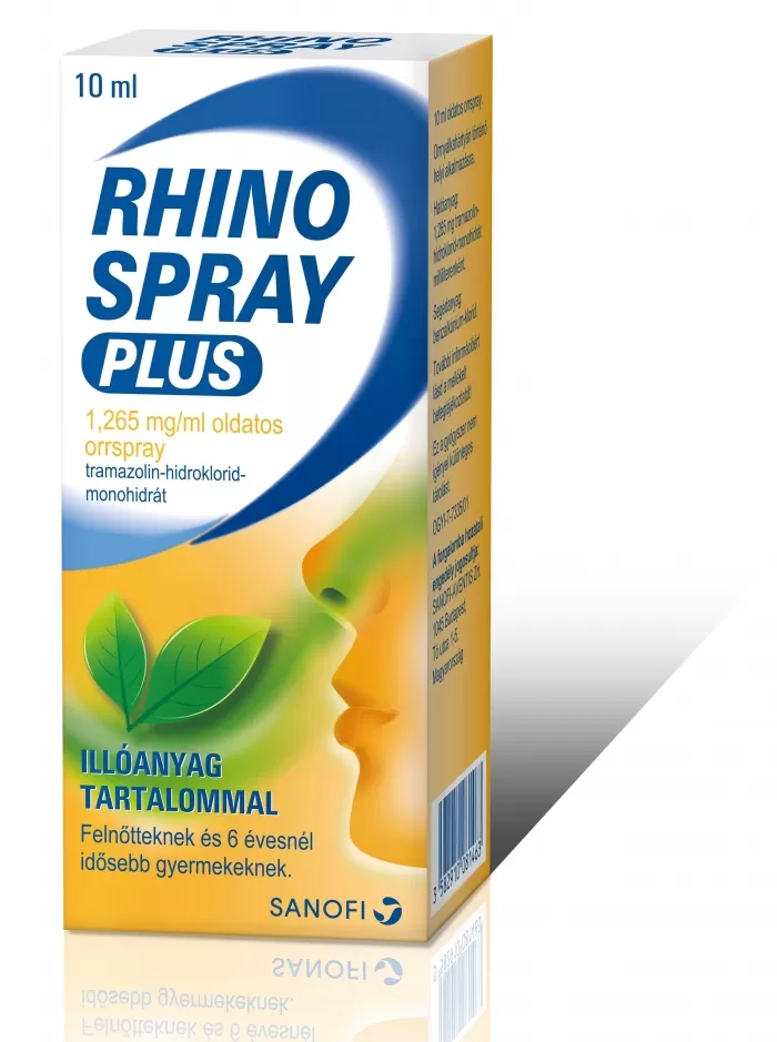 Mikszáth Gyógyszertár - Rhinospray plus 1,265mg/ml oldatos orrspray 1x10ml