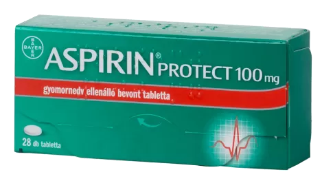 Mikszáth Gyógyszertár - Aspirin protect 100 mg gyomornedv ellenálló bevont tabletta 28x